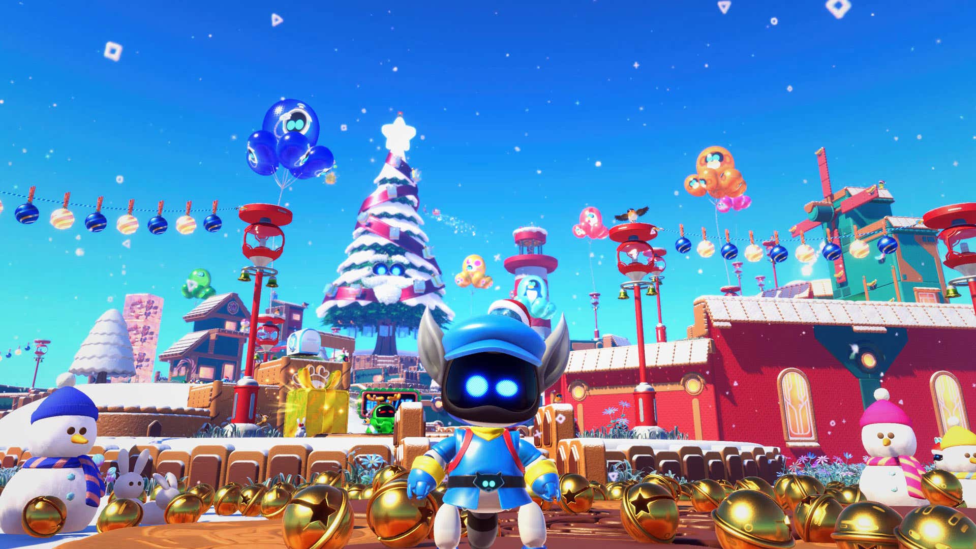 Sly Cooper-themed Astrobot is set before holiday and Christmas themed levels.